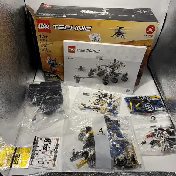 LEGO TECHNIC: NASA Mars Rover Perseverance (42158) Open Box Sealed Bags Complete - Picture 10 of 14